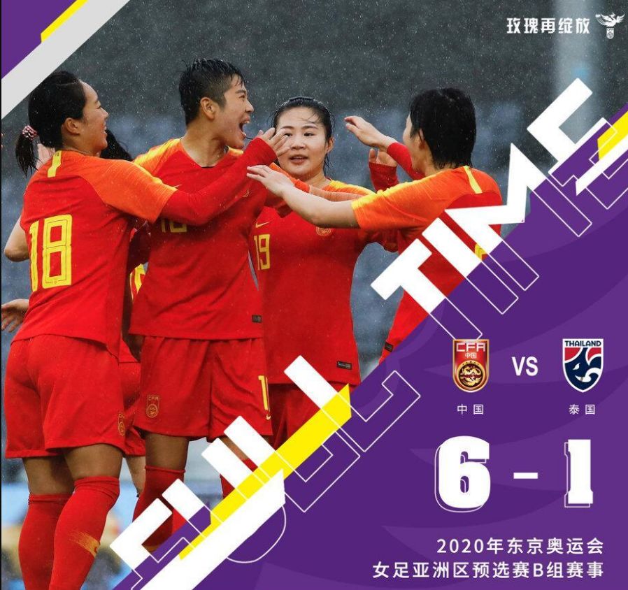 火力全开！中国女足6比1大胜泰国取开门红